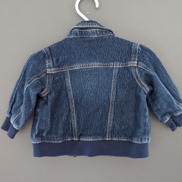 Dark wash denim jean jacket - Picture 2 of 3